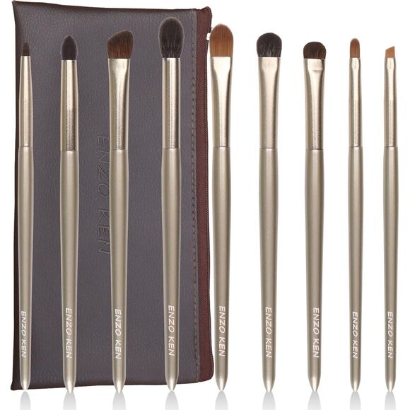 Enzo E200 Natural Goat Hair Eye Shadow Professional Eye Makeup Brushes Set, - Picture 1 of 5
